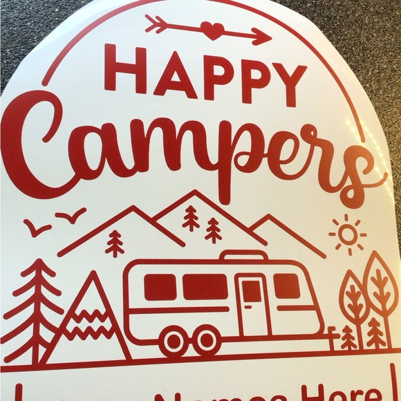 Happy Campers Customizable Sign - Picture 3 of 4